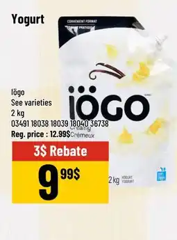 Mayrand Yogurt iögo offer