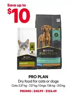 Mondou PRO PLAN Dry food for cats or dogs offer