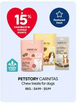 Mondou PETSTORY CARNITAS Chew treats for dogs offer