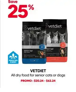 Mondou VETDIET All dry food for senior cats or dogs offer