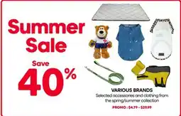 Mondou VARIOUS BRANDS Selected accessories and clothing from the spring/summer collection offer