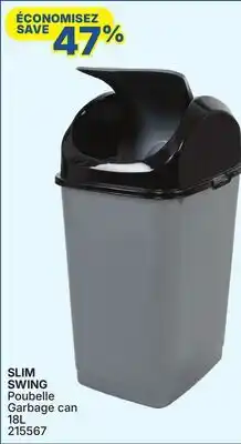 Rossy SLIM SWING Garbage can offer