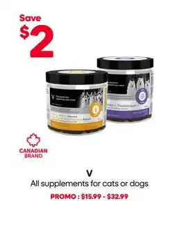 Mondou V All supplements for cats or dogs offer