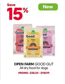 Mondou OPEN FARM GOOD GUT All dry food for dogs offer