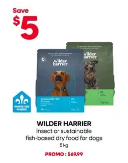 Mondou WILDER HARRIER Insect or sustainable fish-based dry food for dogs offer