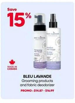 Mondou BLEU LAVANDE Grooming products and fabric deodorizer offer