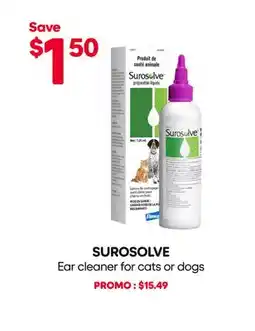 Mondou SUROSOLVE Ear cleaner for cats or dogs offer