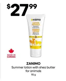 Mondou ZANIMO Summer lotion with shea butter for animals offer