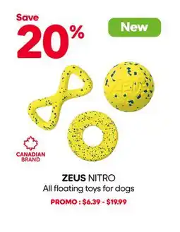 Mondou ZEUS NITRO All floating toys for dogs offer