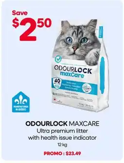 Mondou ODOURLOCK MAXCARE Ultra premium litter with health issue indicator offer