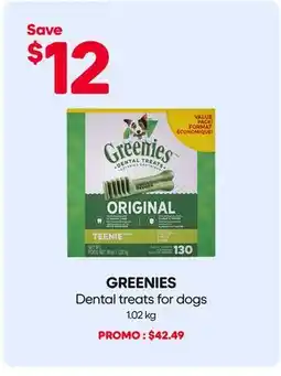 Mondou GREENIES Dental treats for dogs offer