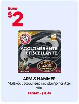 Mondou ARM & HAMMER Multi-cat odour sealing clumping litter offer