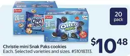 Walmart Christie mini Snak Paks cookies offer