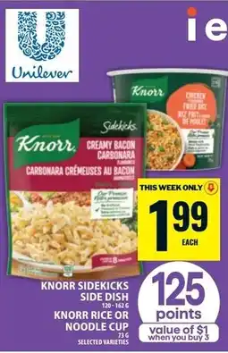 Food Basics Knorr sidekicks side dish offer