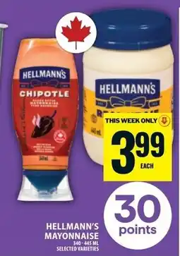 Food Basics Hellmann's mayonnaise offer