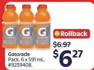Walmart Gatorade offer
