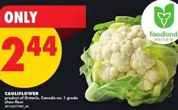 No Frills Cauliflower offer