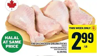 Food Basics Fresh chicken drumsticks offer