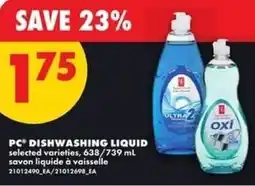 No Frills Pc dishwashing liquid offer