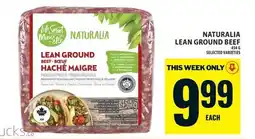 Food Basics Naturalia lean ground beef offer