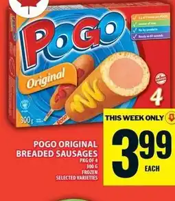 Food Basics POGO ORIGINAL BREADED SAUSAGES offer