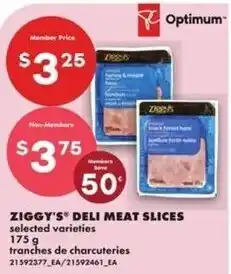 No Frills Ziggy's deli meat slices offer