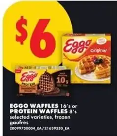 No Frills Eggo waffles or protein waffles offer