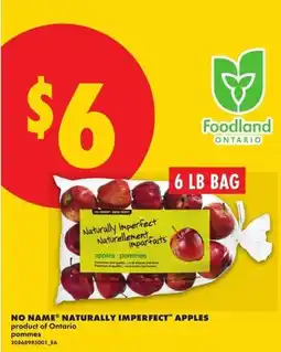 No Frills Naturally imperfect" apples offer