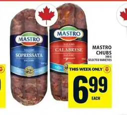 Food Basics Mastro chubs offer