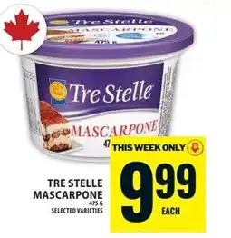 Food Basics Tre stelle mascarpone offer