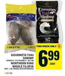 Food Basics Gourmeta thai shrimp offer