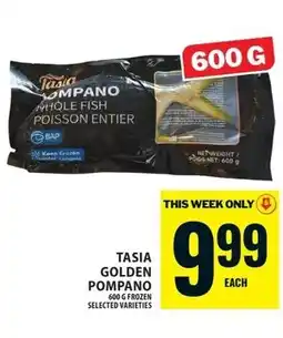 Food Basics Tasia golden pompano offer