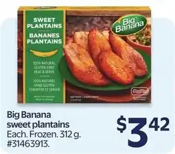 Walmart Big Banana sweet plantains offer