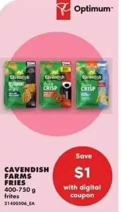 No Frills Cavendish farms fries offer