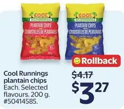 Walmart Cool Runnings plantain chips offer
