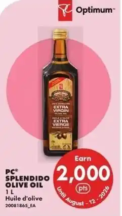 No Frills Pc splendido olive oil offer