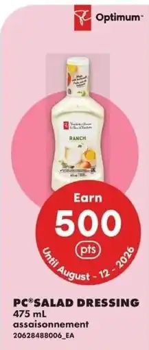 No Frills Pc salad dressing offer