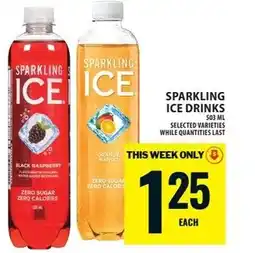 Food Basics Sparkling ice drinks offer