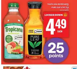 Food Basics Tropicana refreshers pure leaf iced tea offer