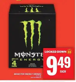 Food Basics Monster energy drinks offer