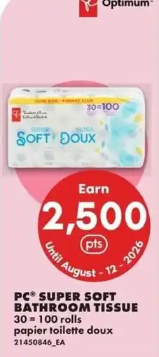 No Frills Pc super soft bathroom tissue offer