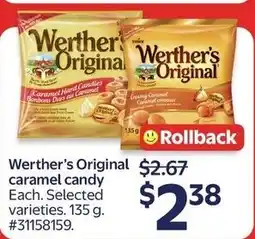 Walmart Werther's Original caramel candy offer