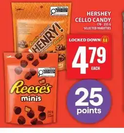 Food Basics Hershey cello candy offer