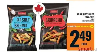 Food Basics Irresistibles snacks offer