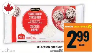 Food Basics Selection coconut offer