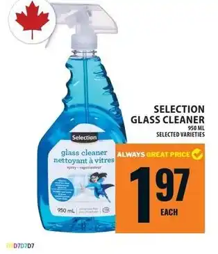 Food Basics Selection glass cleaner offer