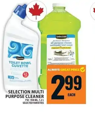 Food Basics Selection multi purpose cleaner offer