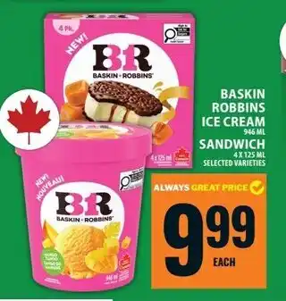 Food Basics Baskin robbins ice cream offer