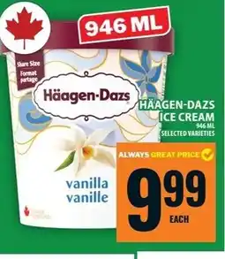 Food Basics Haagen-dazs ice cream offer