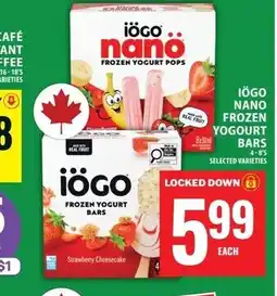 Food Basics Iögo nano frozen yogourt bars offer